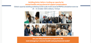 Building Better Before: Scaling up capacity for mental health and psychosocial support preparedness